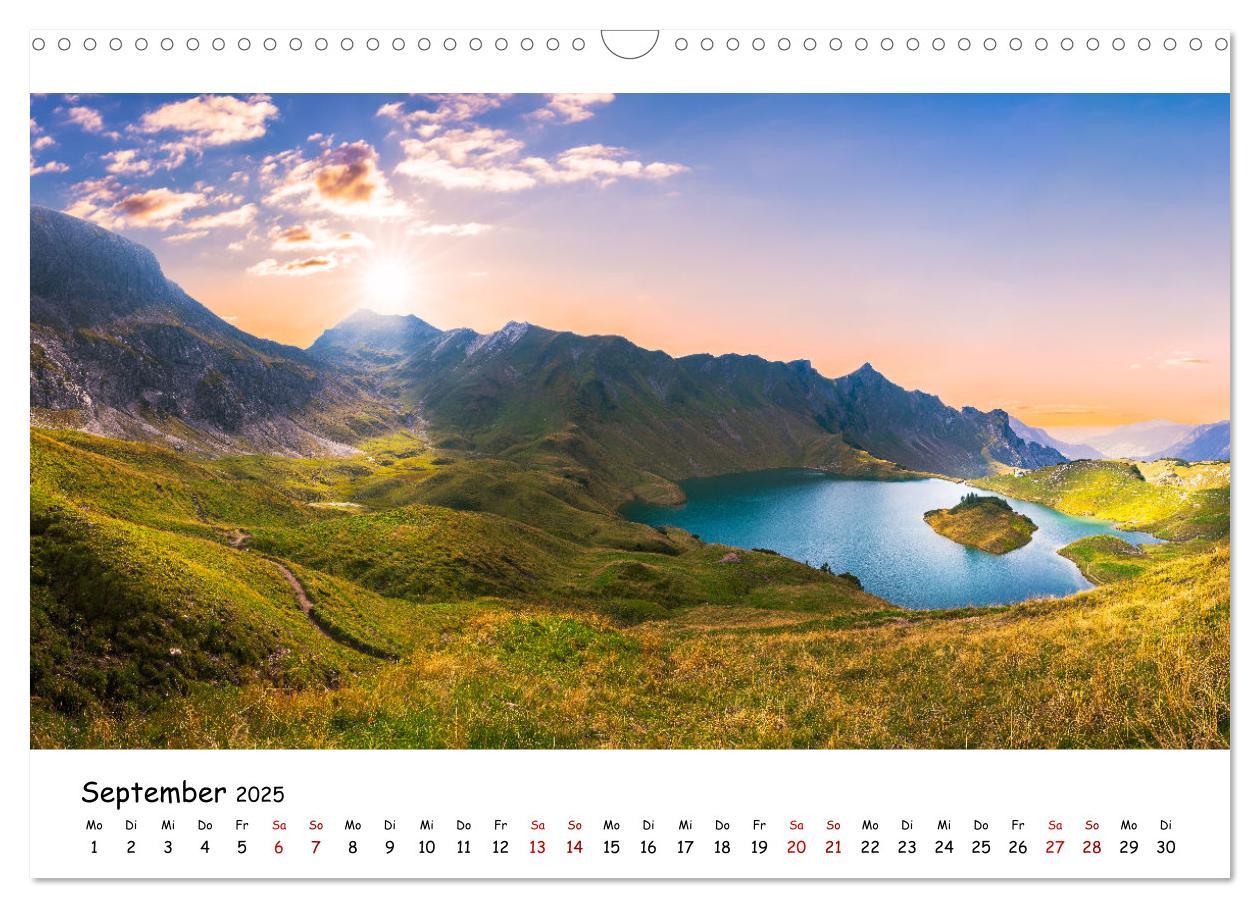 Bild: 9783383921995 | Traumhafte Orte - Berge, Seen und Meer (Wandkalender 2025 DIN A3...