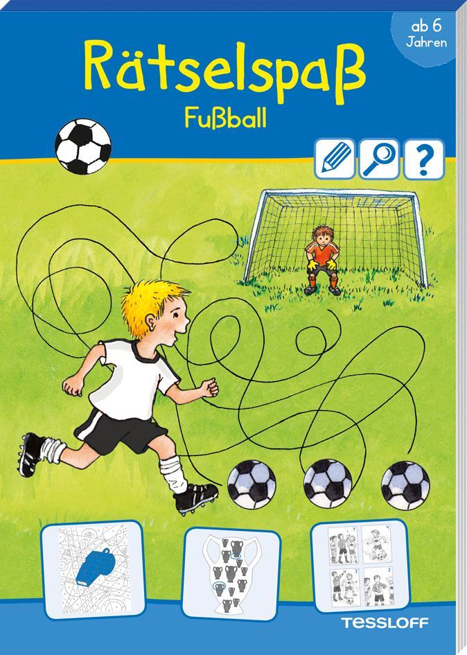 Cover: 9783788639686 | Rätselspaß Fußball ab 6 Jahren | Irmtraut Teltau | Taschenbuch | 80 S.