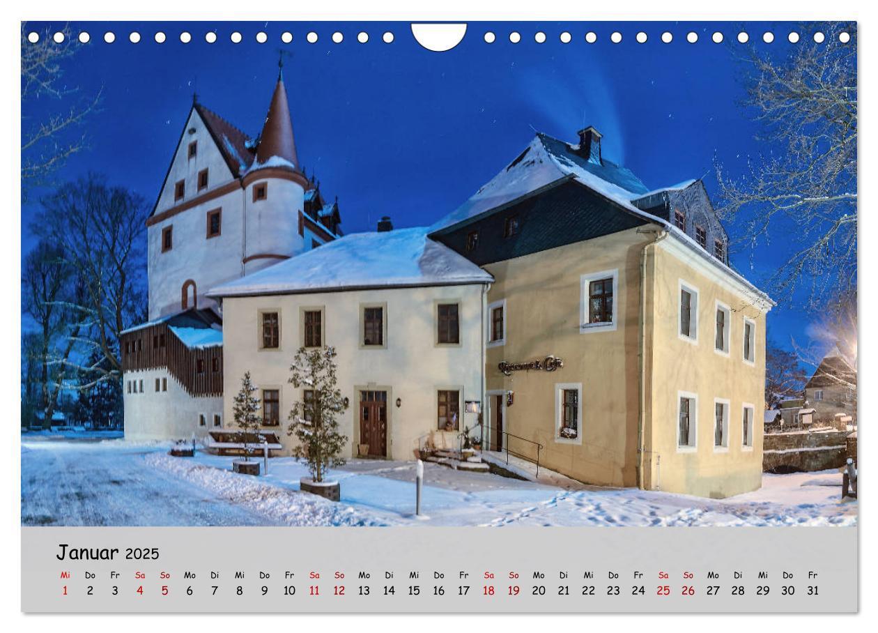 Bild: 9783435381364 | Historisches Erzgebirge (Wandkalender 2025 DIN A4 quer), CALVENDO...