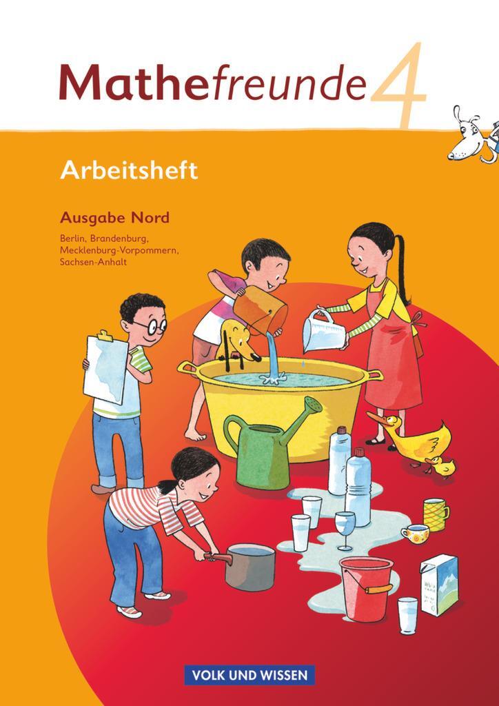 Cover: 9783060826872 | Mathefreunde 4. Schuljahr. Arbeitsheft mit Lernstandsseiten. Nord