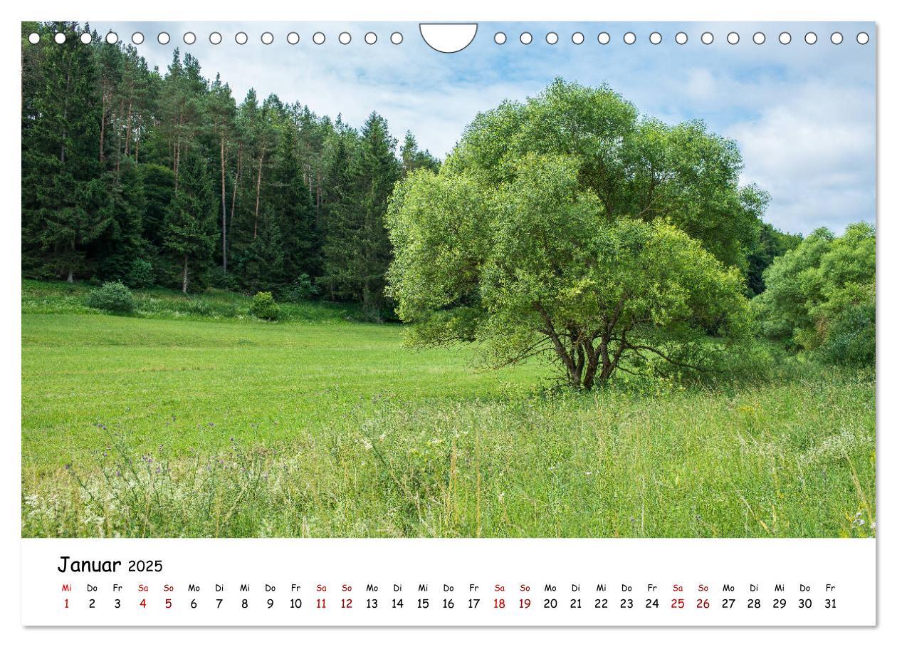 Bild: 9783435452422 | Die Eifel - Orte und Landschaften (Wandkalender 2025 DIN A4 quer),...