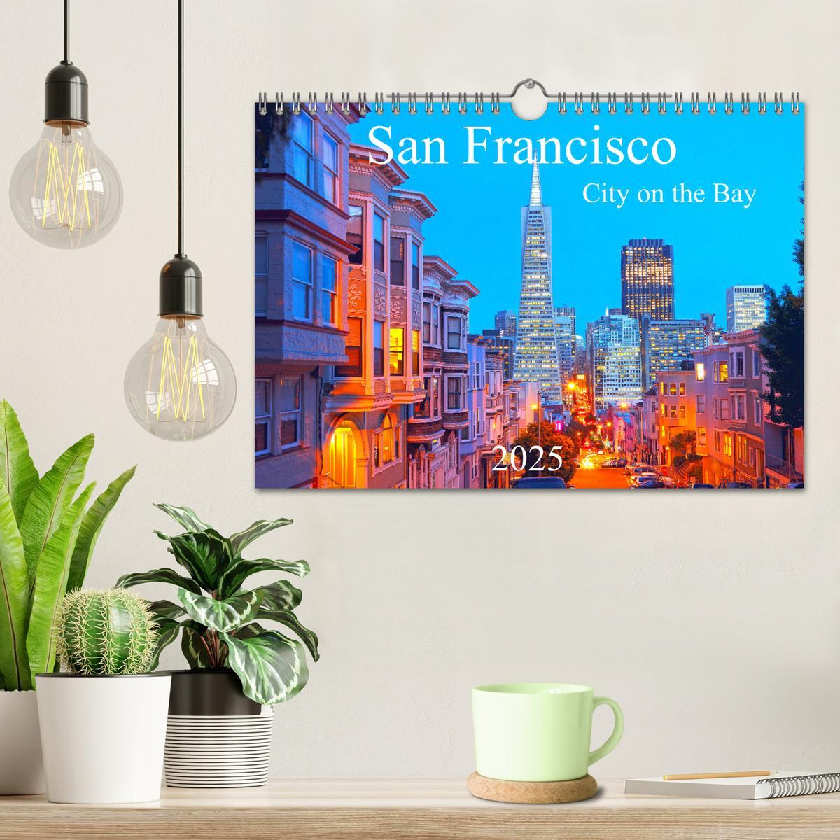 Bild: 9783435110339 | San Francisco - City on the Bay (Wandkalender 2025 DIN A4 quer),...