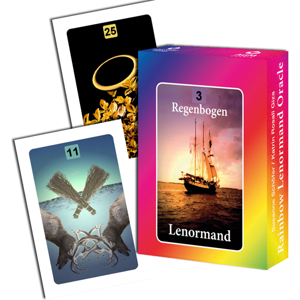 Cover: 4250375100997 | Regenbogen Lenormand | Katrin Rosali Giza (u. a.) | Buch | Faltetui