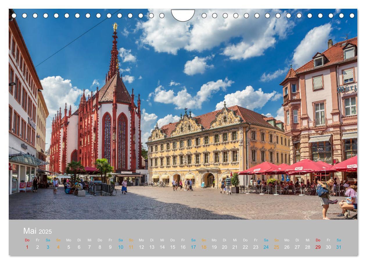 Bild: 9783435225637 | Würzburg - Stadt der Kirchen (Wandkalender 2025 DIN A4 quer),...