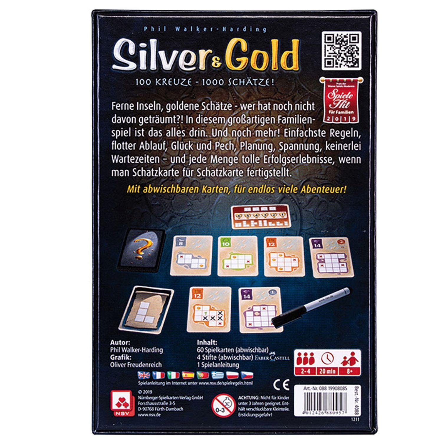 Bild: 4012426880957 | Silver &amp; Gold | Phil Walker Harding | Spiel | Brettspiel | 4088 | 2019