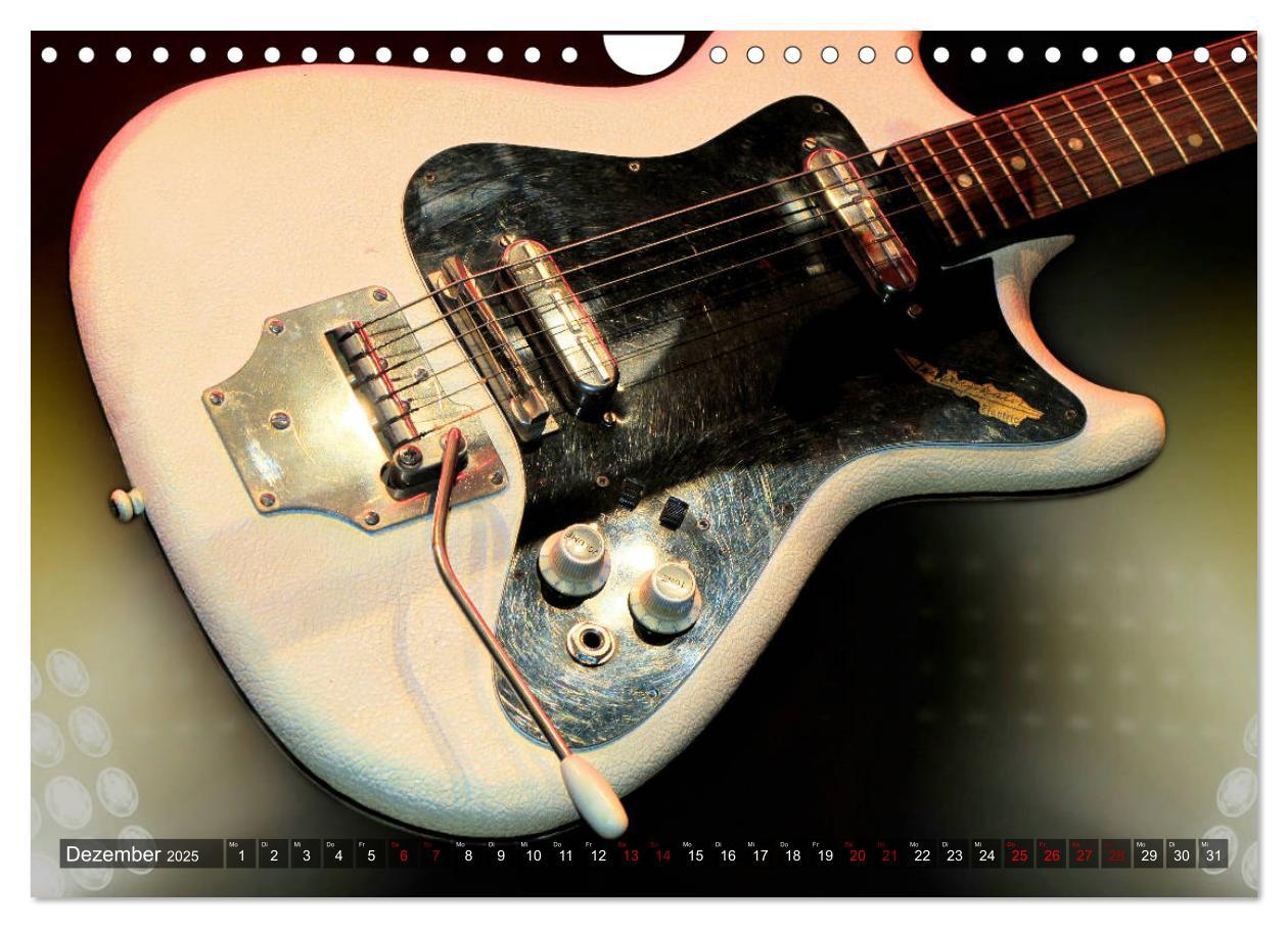 Bild: 9783435198795 | Vintage Gitarren in Szene gesetzt (Wandkalender 2025 DIN A4 quer),...