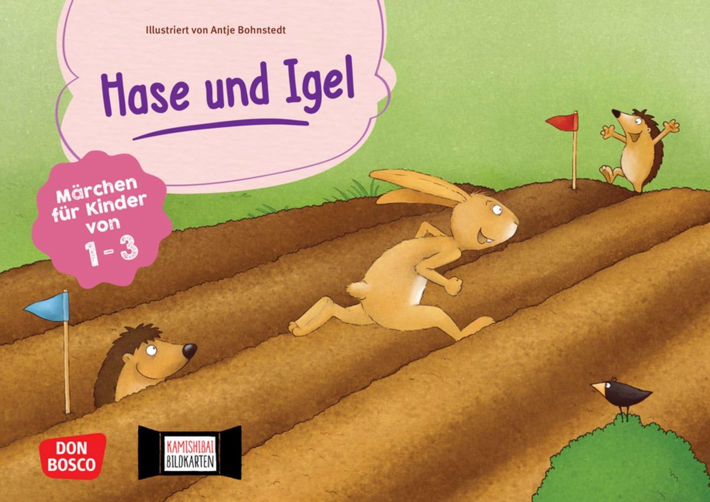 Cover: 4260694921593 | Hase und Igel. Kamishibai Bildkartenset | Brüder Grimm | Box | 7 S.