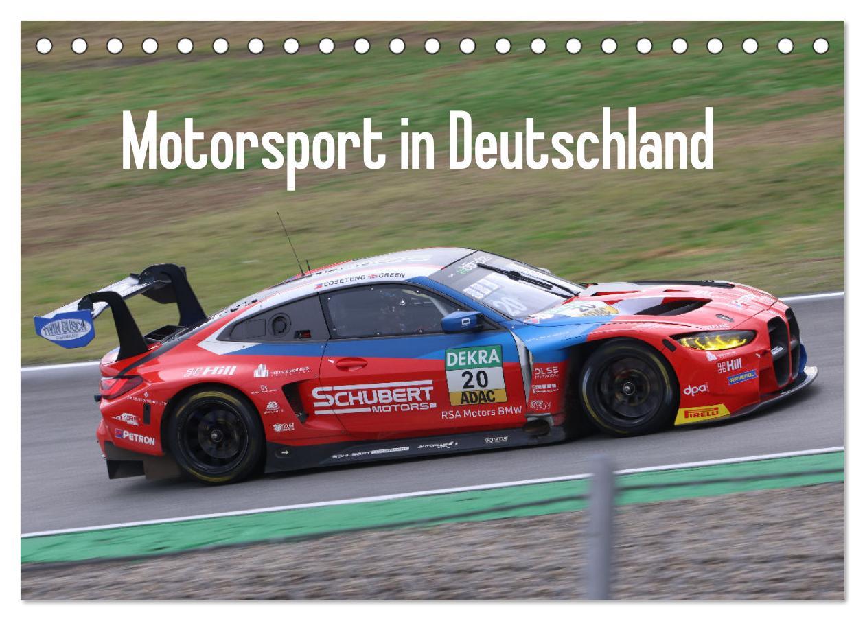 Cover: 9783435839124 | Motorsport in Deutschland (Tischkalender 2025 DIN A5 quer),...