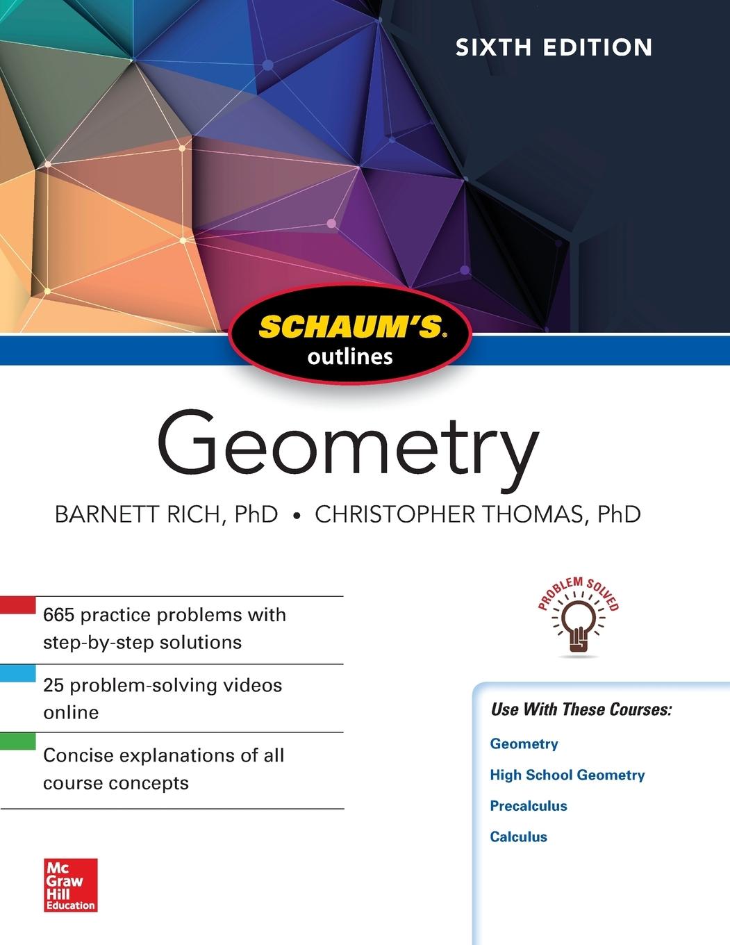 Cover: 9781260010572 | SCHAUM'S OUTLINE OF GEOMETRY | Rich | Taschenbuch | Englisch | 2017