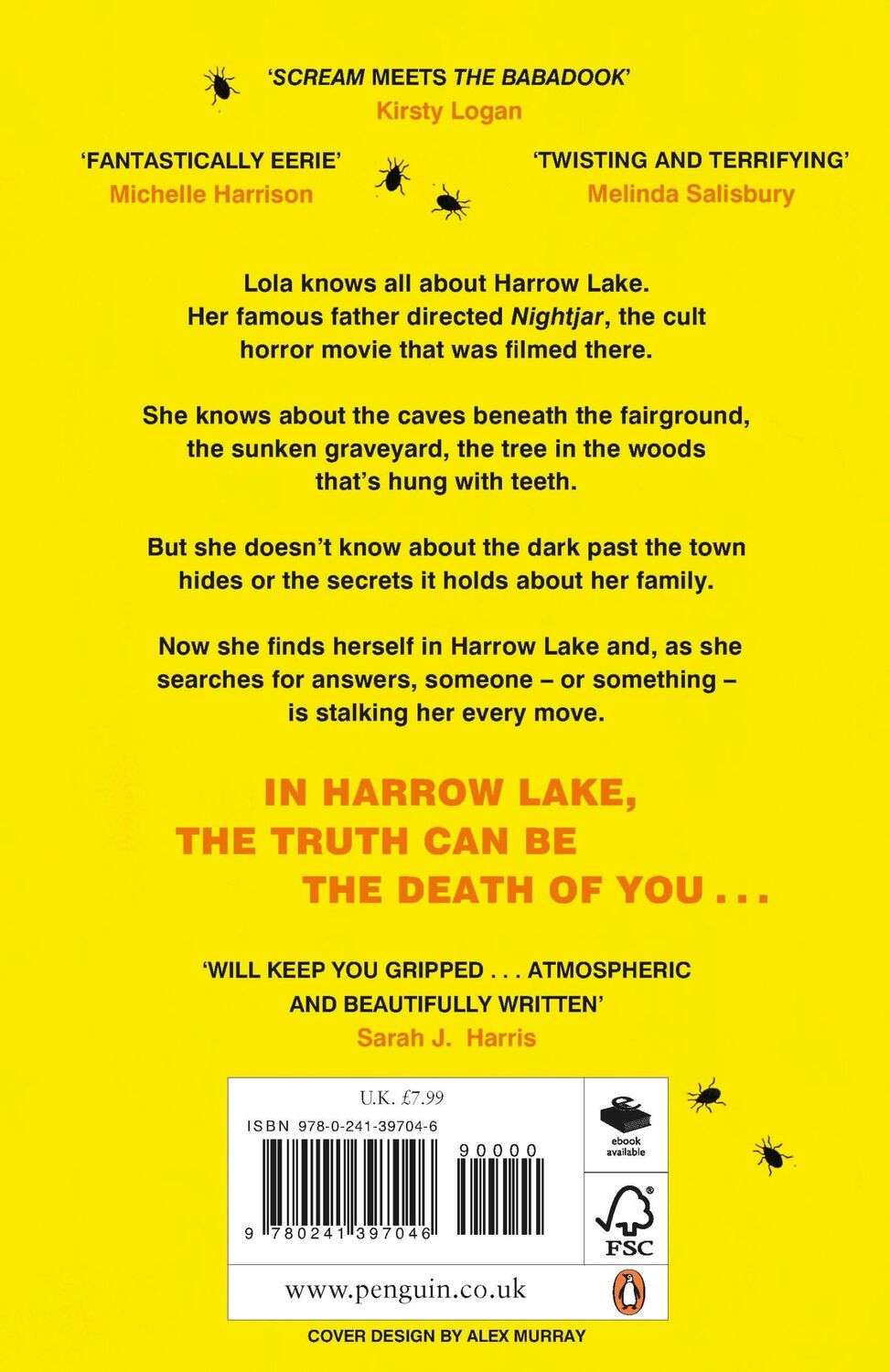 Rückseite: 9780241397046 | Harrow Lake | He's been expecting you | Kat Ellis | Taschenbuch | 2020