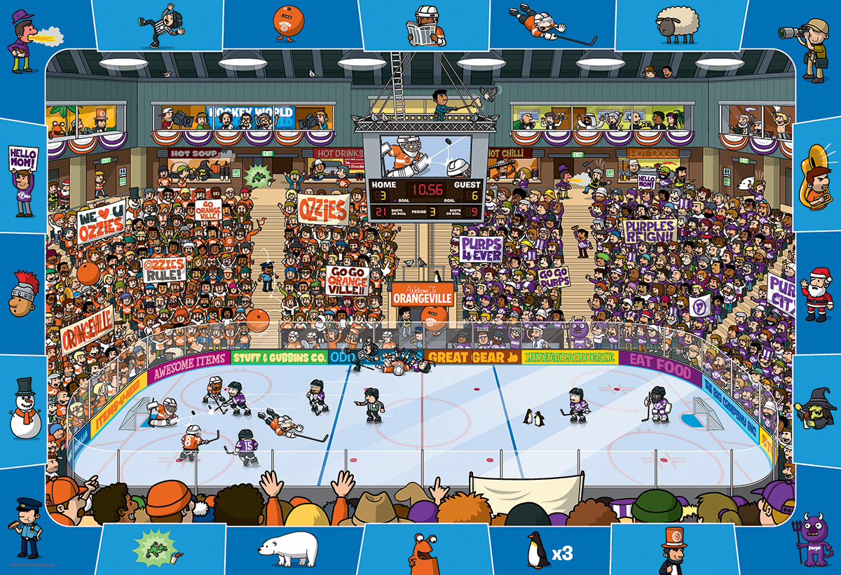 Bild: 628136604758 | Hockey - Suchen & Finden (Puzzle) | Spiel | In Spielebox | 2022