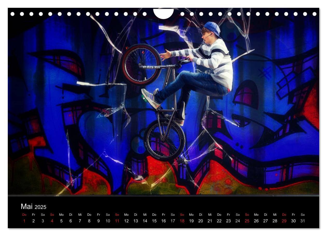 Bild: 9783435614608 | BMX My Life (Wandkalender 2025 DIN A4 quer), CALVENDO Monatskalender