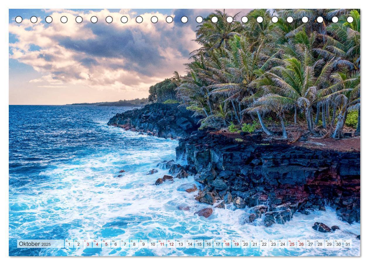 Bild: 9783435216963 | Aloha Hawaii (Tischkalender 2025 DIN A5 quer), CALVENDO Monatskalender