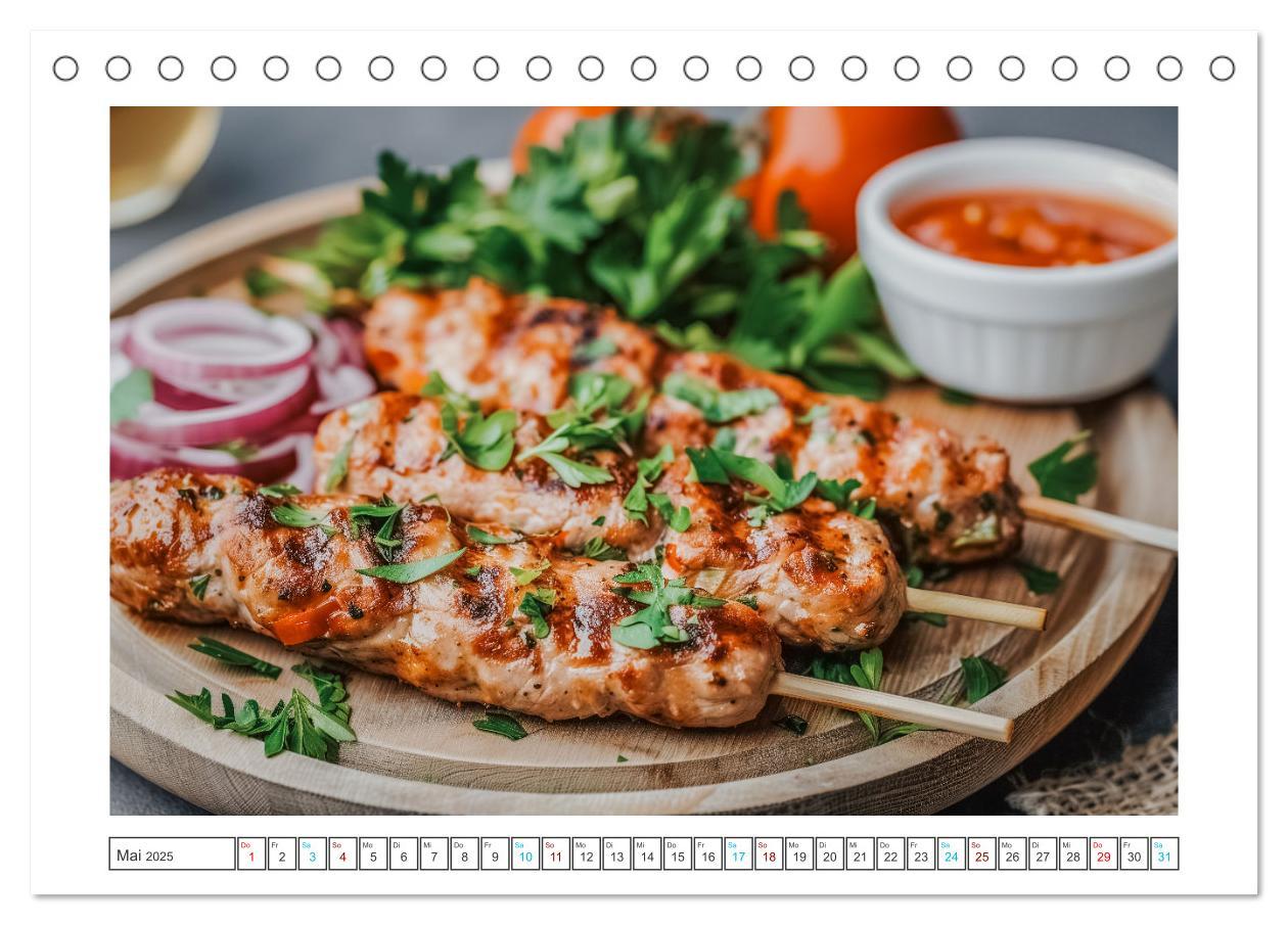 Bild: 9783457166222 | Hackfleisch-Küche (Tischkalender 2025 DIN A5 quer), CALVENDO...