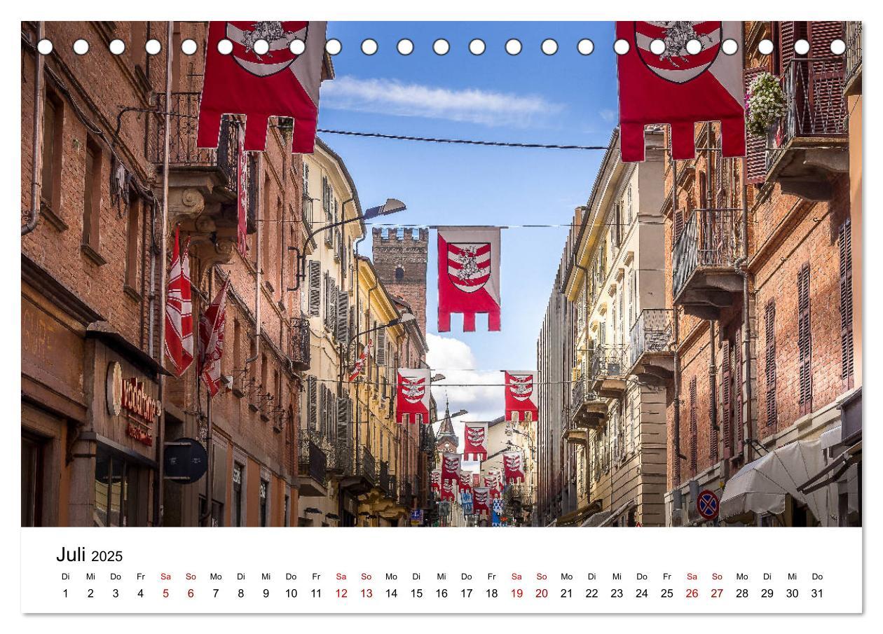 Bild: 9783435348398 | Piemont und Turin (Tischkalender 2025 DIN A5 quer), CALVENDO...