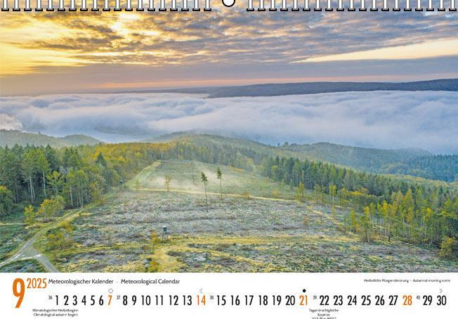 Bild: 9783443011796 | Meteorologischer Kalender 2025 Meteorological Calendar | Gesellschaft