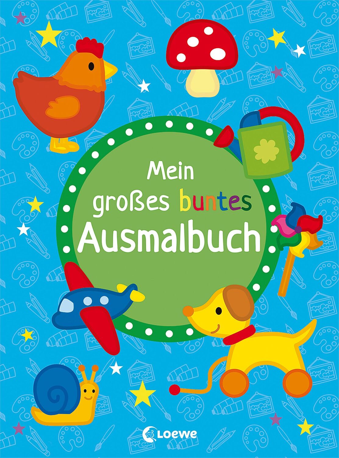 Cover: 9783743211049 | Mein großes buntes Ausmalbuch (Hund) | Loewe Kreativ | Taschenbuch