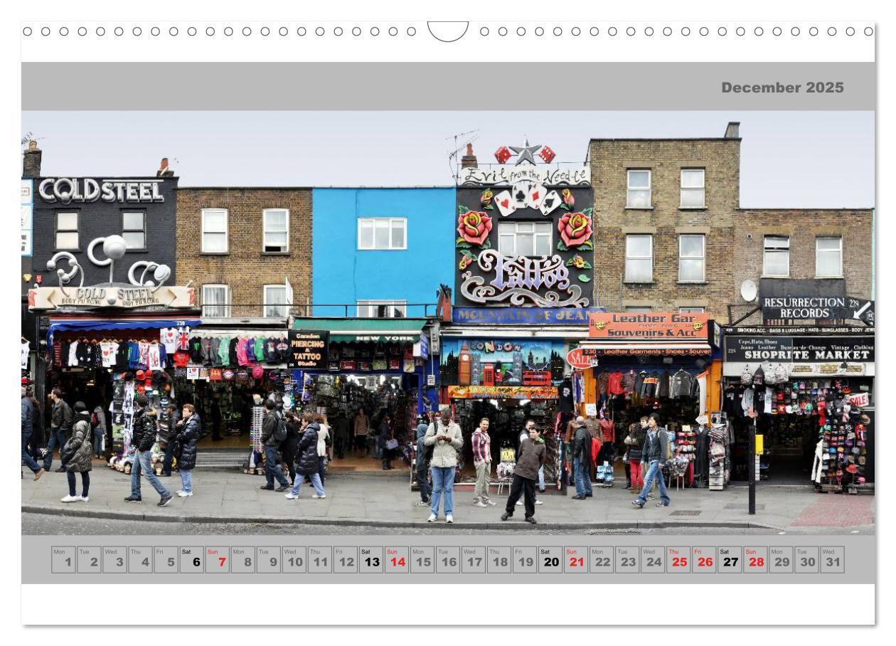 Bild: 9781325995875 | London Street Fronts 2025 / UK-Version (Wall Calendar 2025 DIN A3...