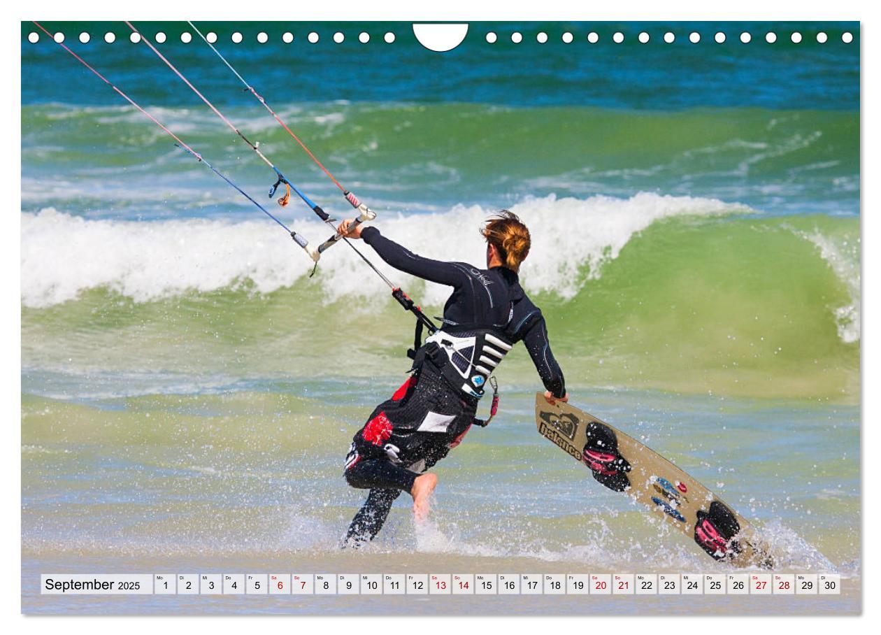 Bild: 9783435327065 | Kitesurfen - Action pur (Wandkalender 2025 DIN A4 quer), CALVENDO...