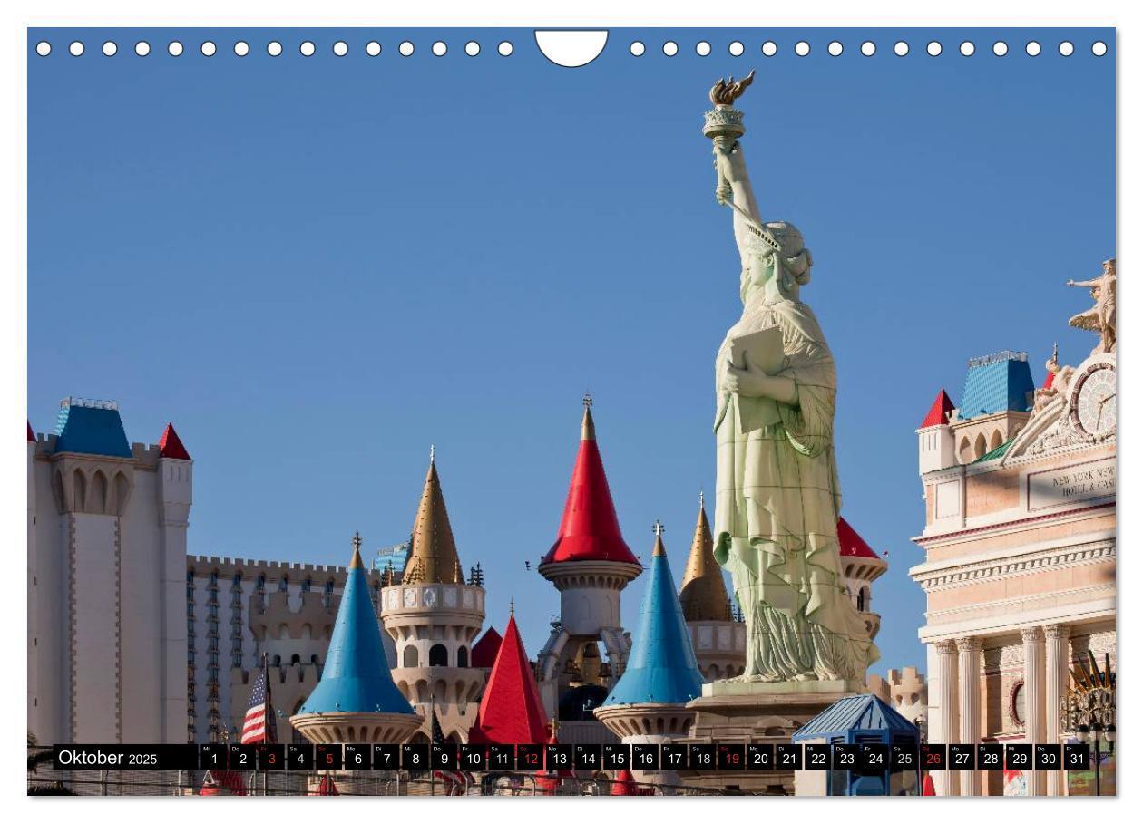 Bild: 9783435719938 | Las Vegas (Wandkalender 2025 DIN A4 quer), CALVENDO Monatskalender