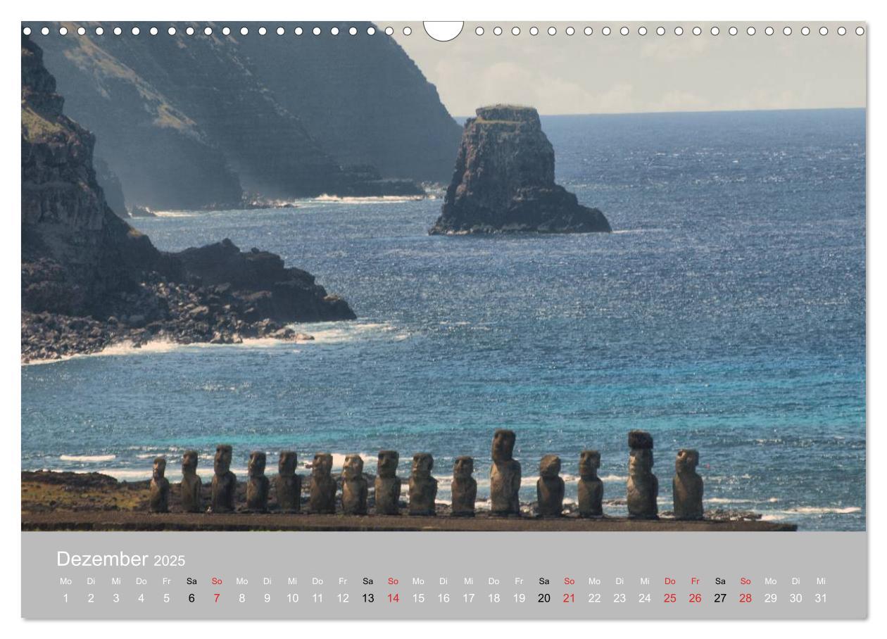 Bild: 9783435820825 | MOAI - steinerne Wächter der Osterinsel (Wandkalender 2025 DIN A3...