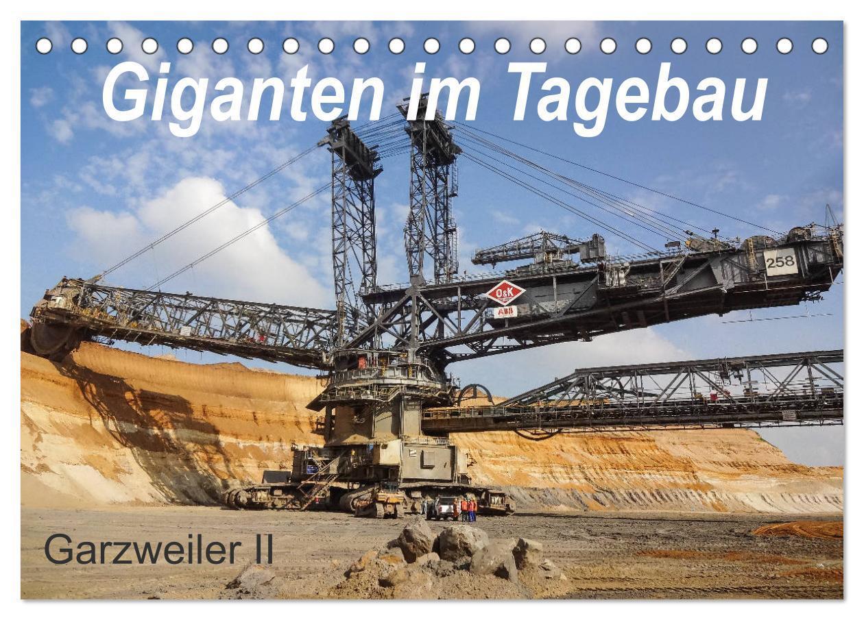 Cover: 9783435180004 | Giganten im Tagebau Garzweiler II (Tischkalender 2025 DIN A5 quer),...