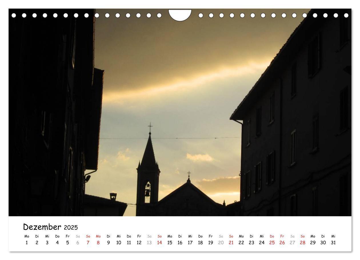 Bild: 9783435649747 | Camino di Assisi - Franziskusweg (Wandkalender 2025 DIN A4 quer),...