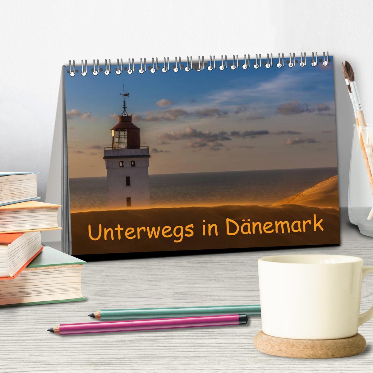 Bild: 9783435678839 | Unterwegs in Dänemark (Tischkalender 2025 DIN A5 quer), CALVENDO...