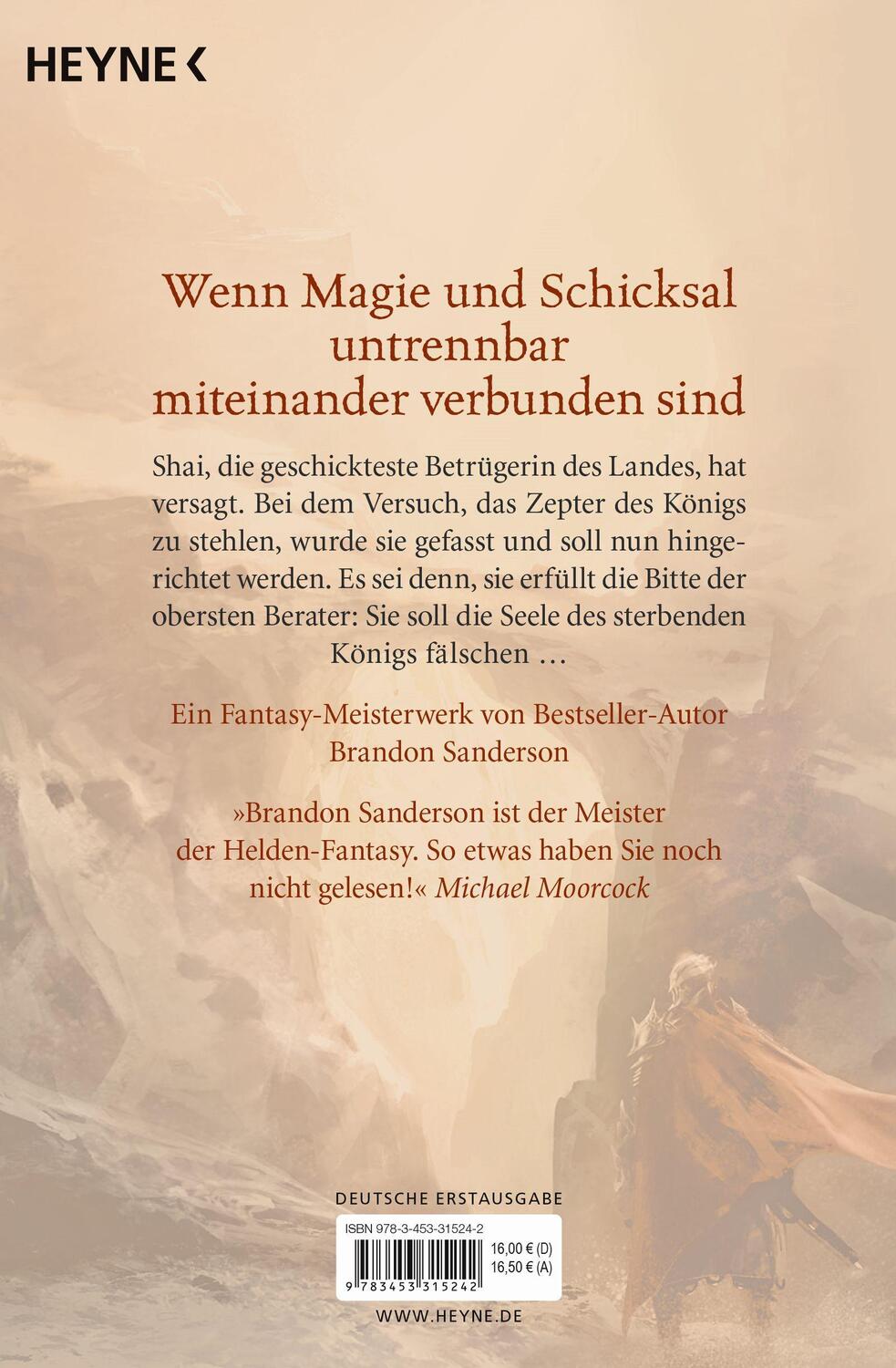 Bild: 9783453315242 | Die Seele des Königs | Brandon Sanderson | Taschenbuch | Deutsch