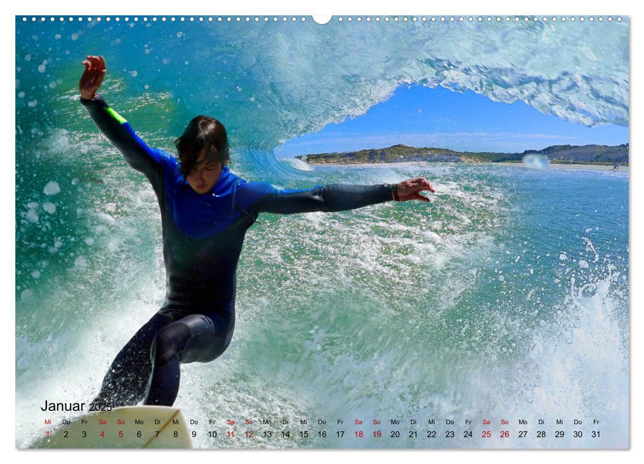 Bild: 9783435329038 | Surfen - die perfekte Welle (Wandkalender 2025 DIN A2 quer),...