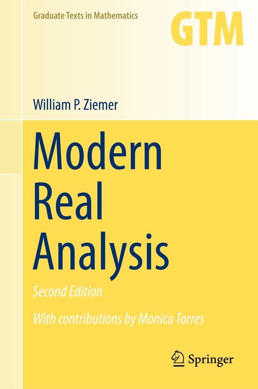 Cover: 9783319646282 | Modern Real Analysis | William P. Ziemer | Buch | xi | Englisch | 2017