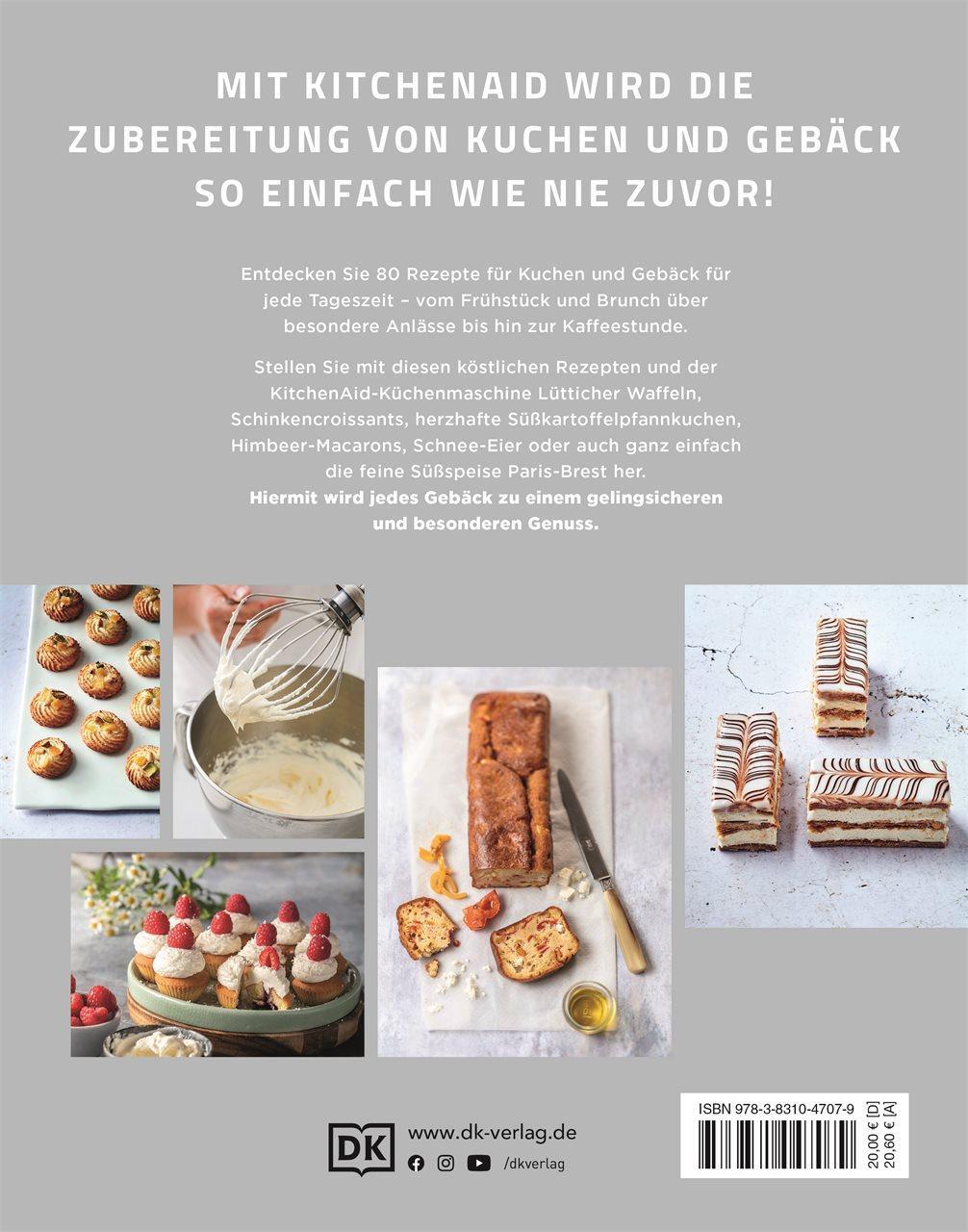 Rückseite: 9783831047079 | Kitchenaid: Pâtisserie und Backen leicht gemacht | Buch | 220 S.