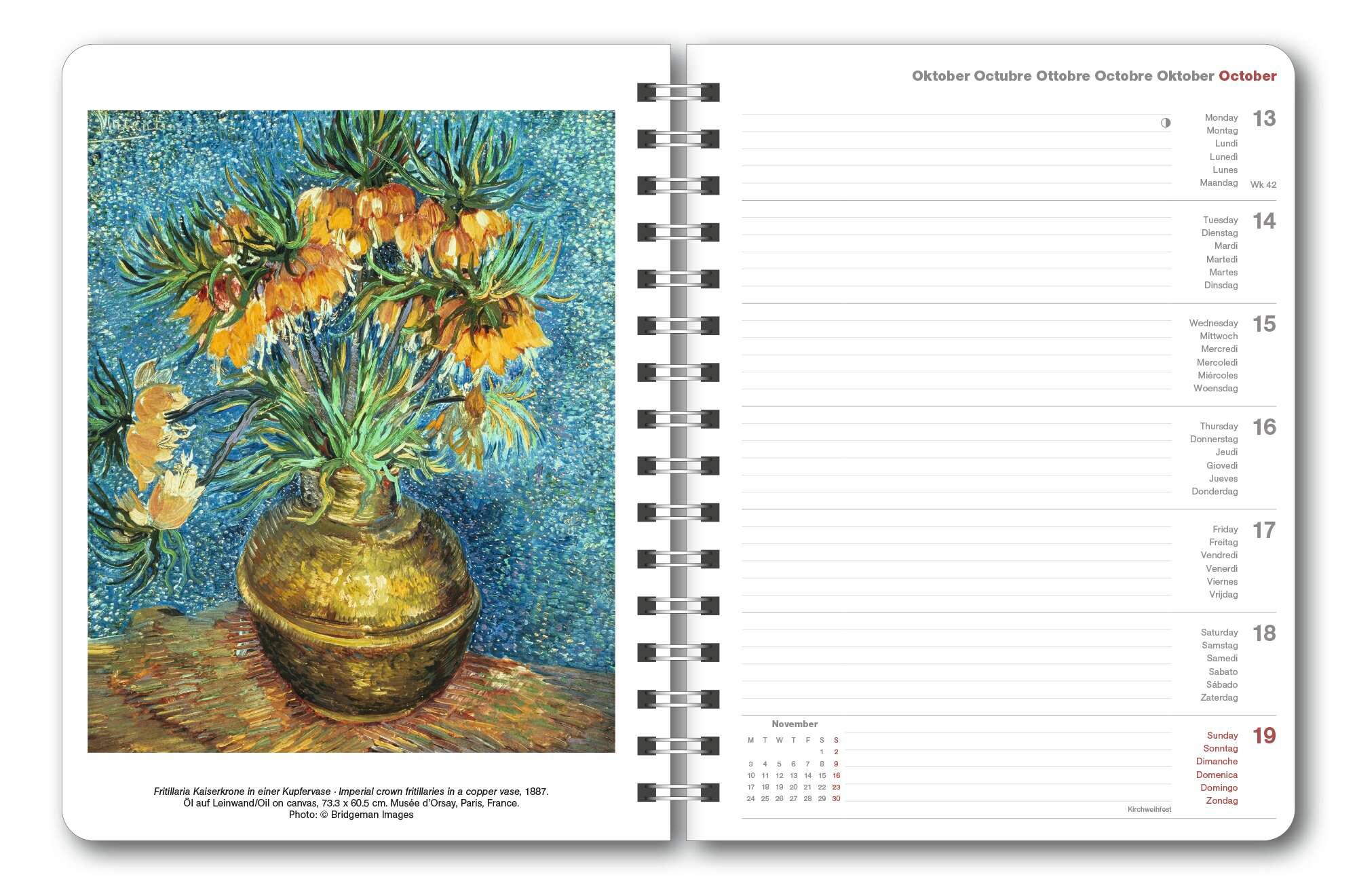 Bild: 4002725994813 | Vincent van Gogh 2025 - Diary - Buchkalender - Taschenkalender -...