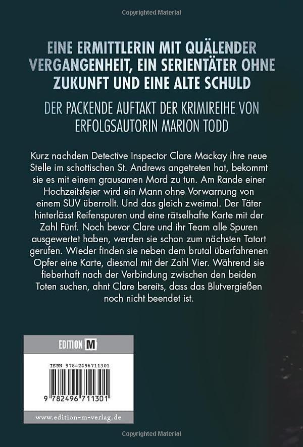 Rückseite: 9782496711301 | Die Nummern des Todes | Marion Todd | Taschenbuch | Paperback | 368 S.