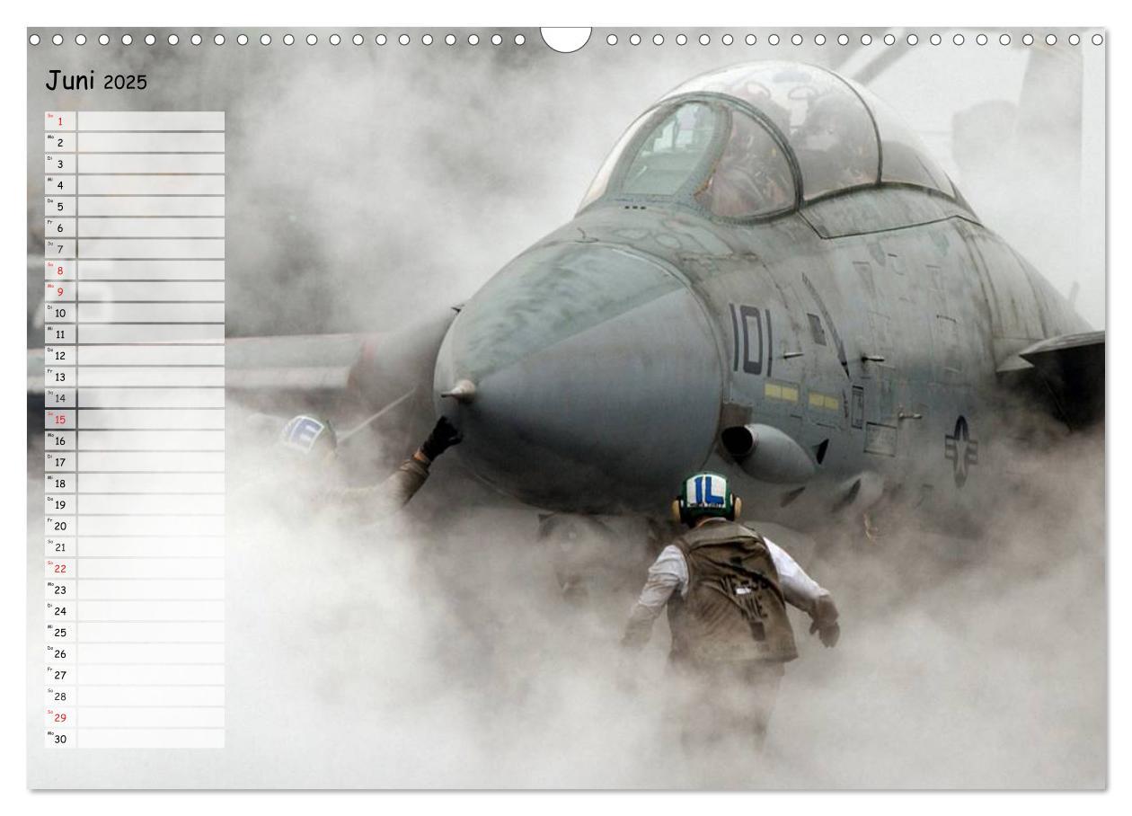 Bild: 9783435534647 | Luftwaffe. Kampfflugzeuge der USA (Wandkalender 2025 DIN A3 quer),...