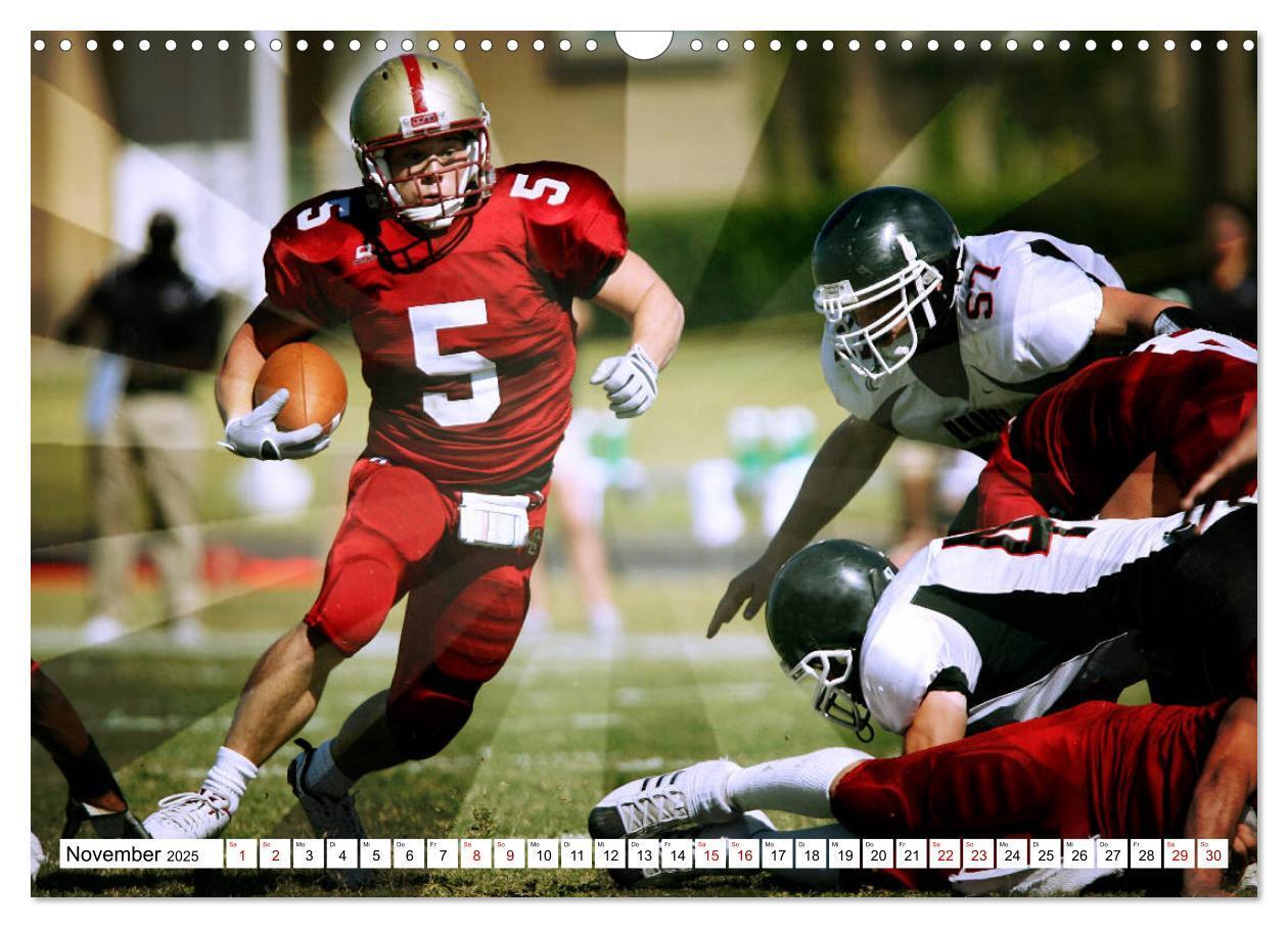 Bild: 9783435450596 | HEROES - American Football (Wandkalender 2025 DIN A3 quer),...