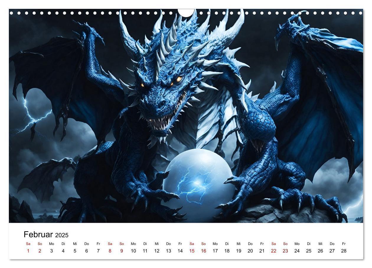 Bild: 9783383805639 | Drachen - Furchterregende und imposante Fabelwesen (Wandkalender...