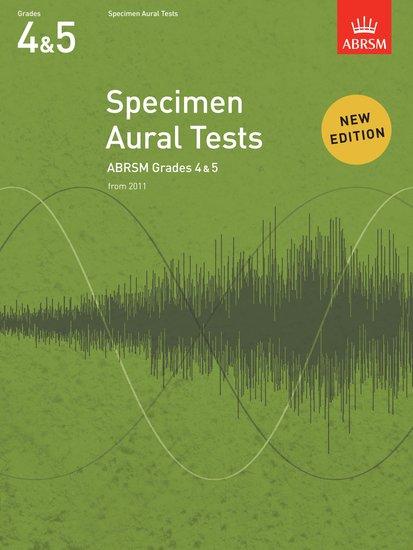 Cover: 9781848492523 | Specimen Aural Tests, Grades 4 &amp; 5 | new edition from 2011 | ABRSM