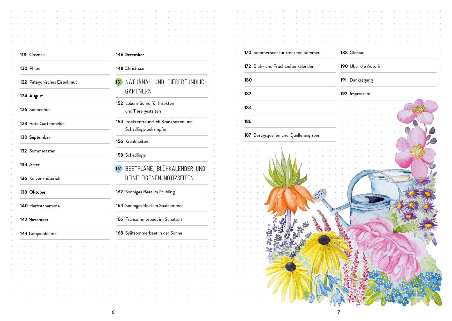 Bild: 9783745910254 | Mein Blumengarten - Das illustrierte Gartenbuch | Urte Zimmermann