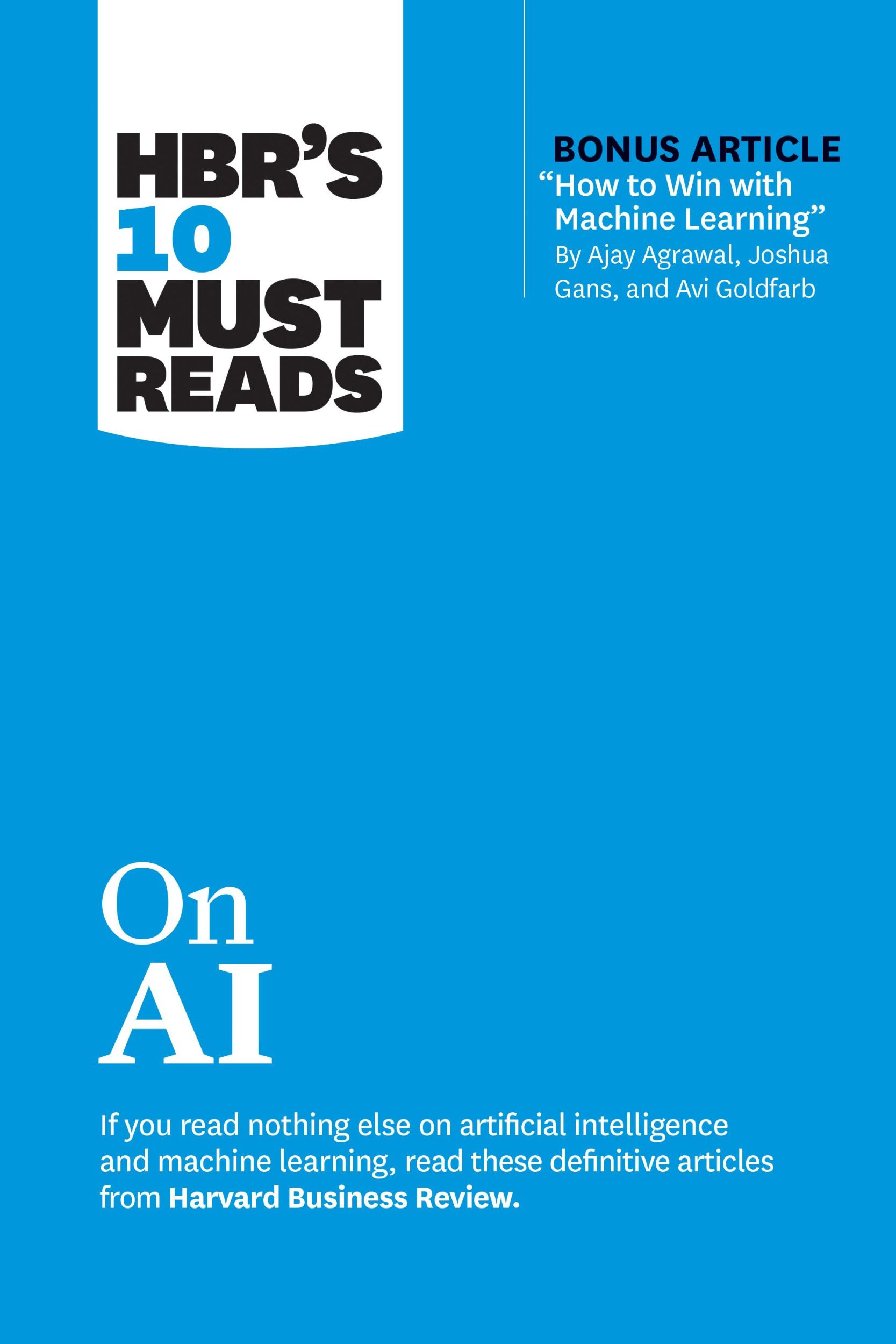 Cover: 9781647825843 | Hbr's 10 Must Reads on AI (with Bonus Article How to Win with...