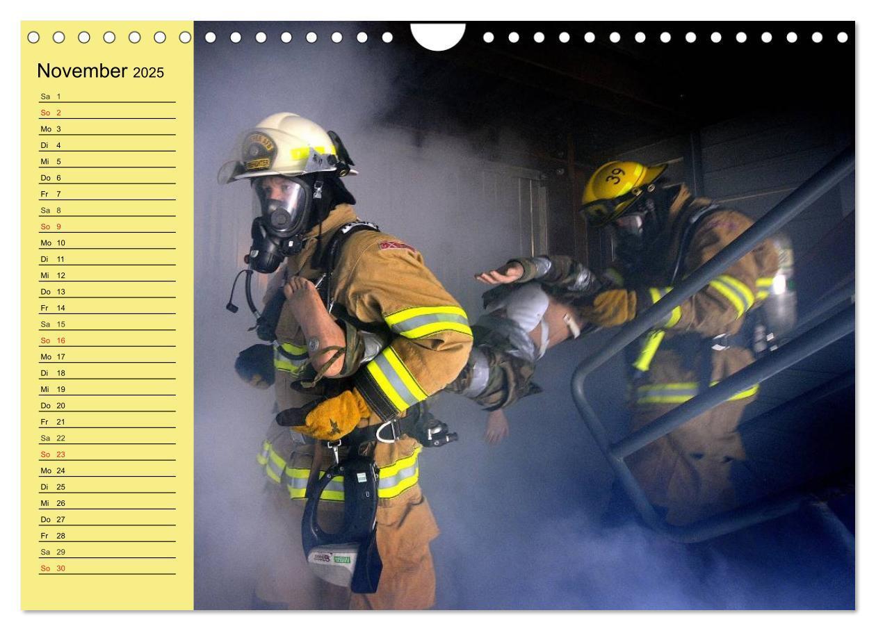 Bild: 9783435484157 | Die Feuerwehr. U.S. Firefighter im Einsatz (Wandkalender 2025 DIN...