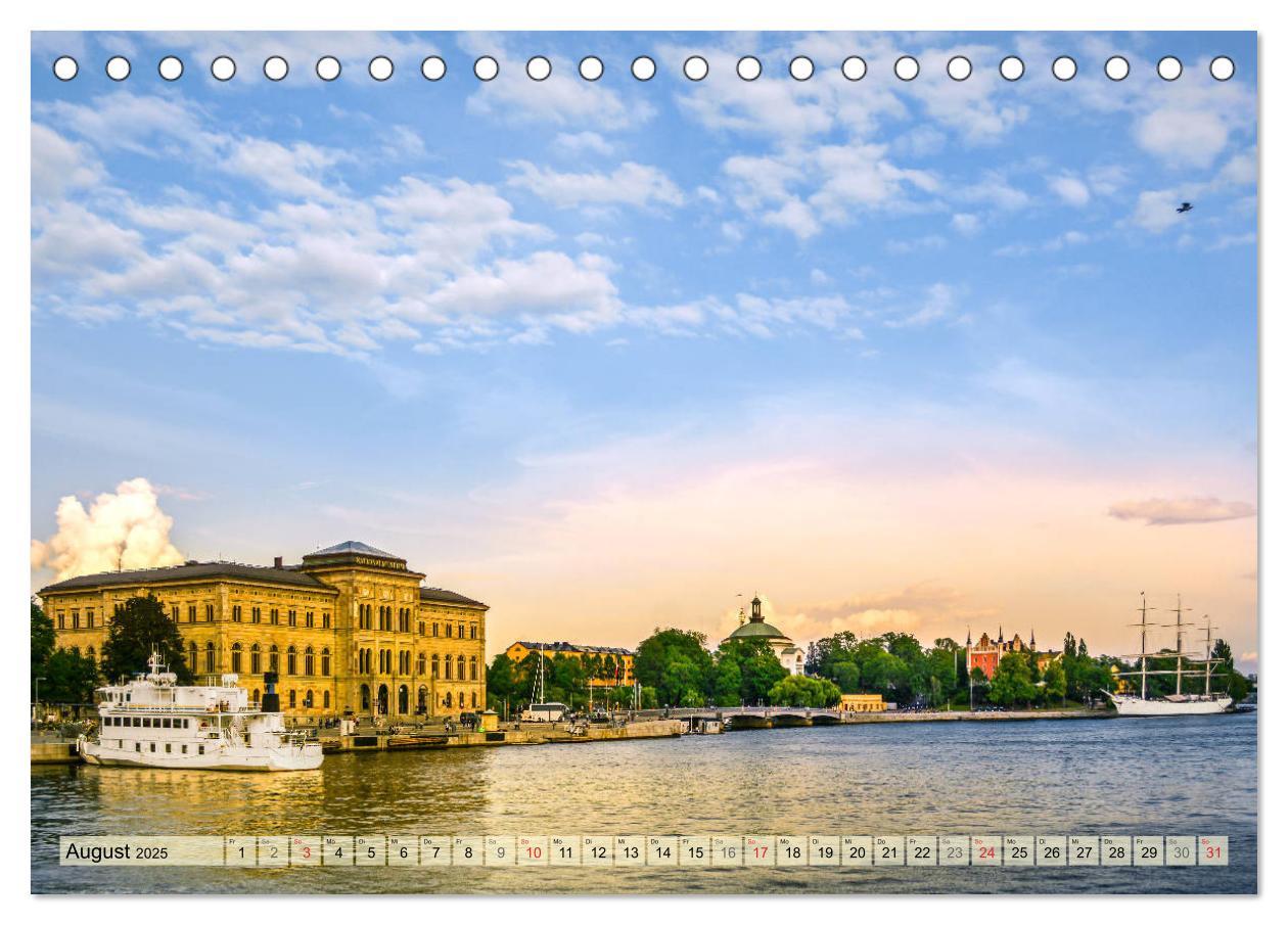 Bild: 9783435105076 | Stockholm - Maritime Ansichten (Tischkalender 2025 DIN A5 quer),...