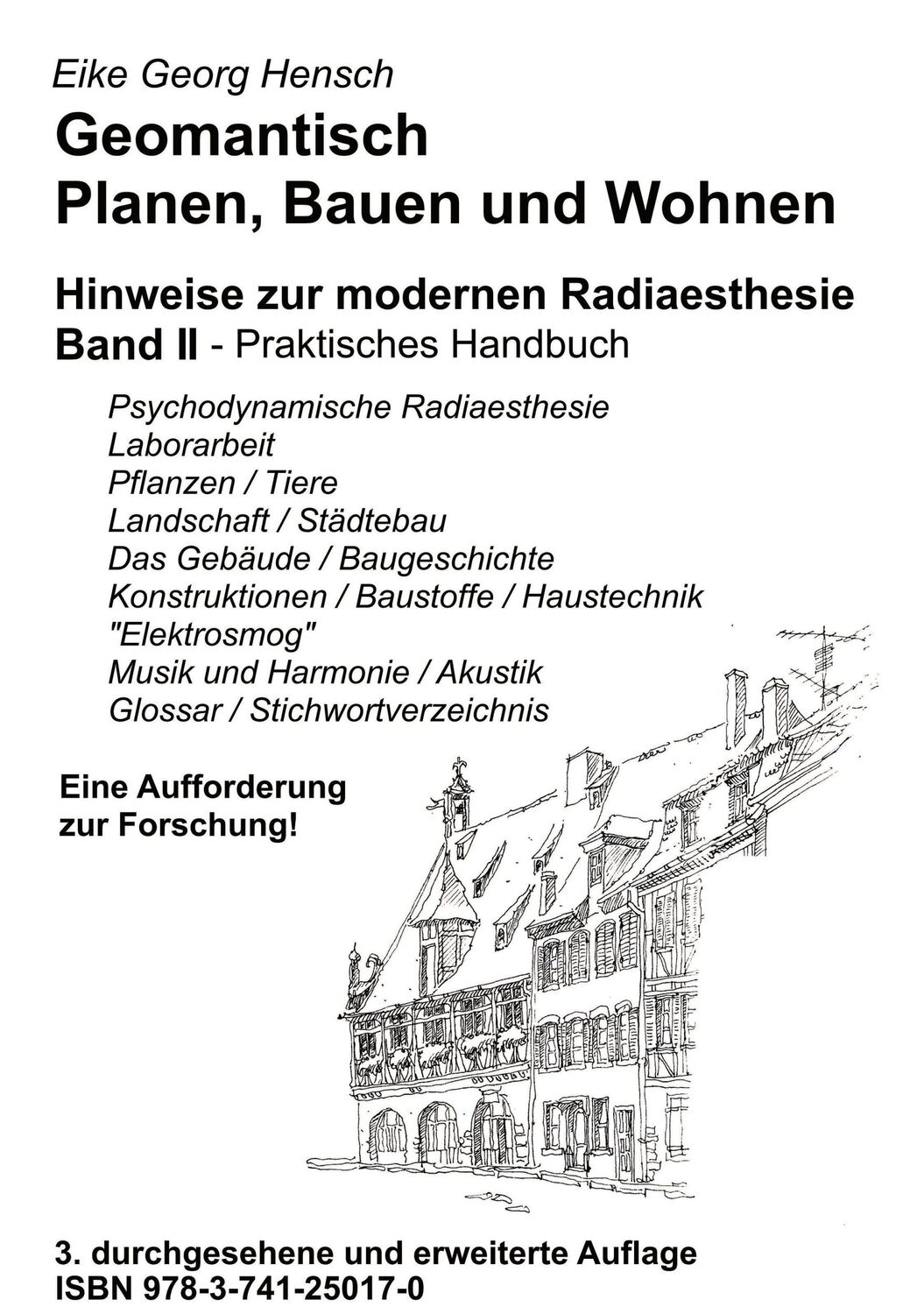 Cover: 9783741250170 | Geomantisch Planen, Bauen und Wohnen, Band II | Eike Georg Hensch