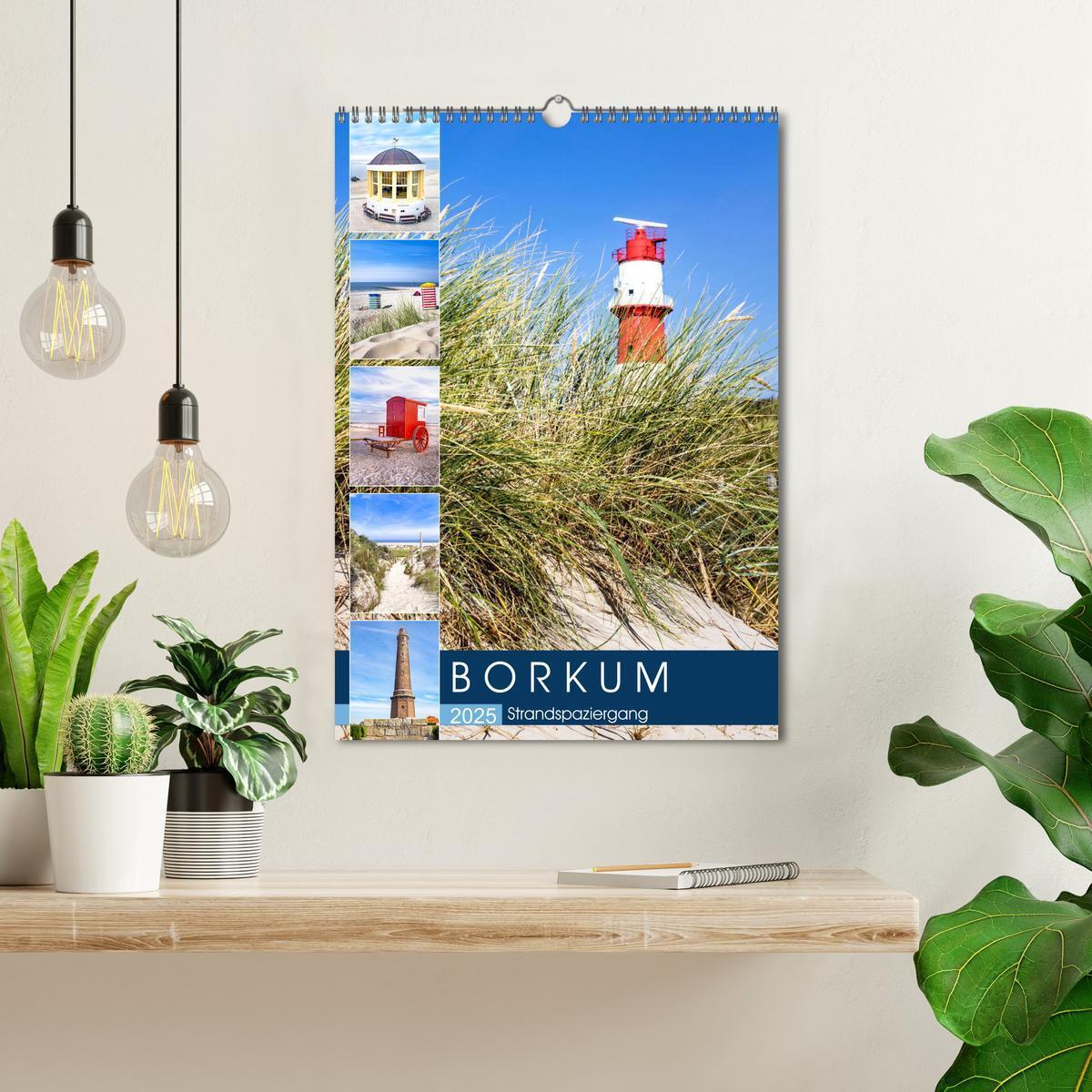 Bild: 9783435971756 | Borkum Strandspaziergang (Wandkalender 2025 DIN A3 hoch), CALVENDO...