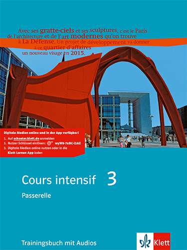 Cover: 9783125230262 | Cours intensif 3, m. 1 Beilage | Trainingsbuch mit Audios 3. Lernjahr