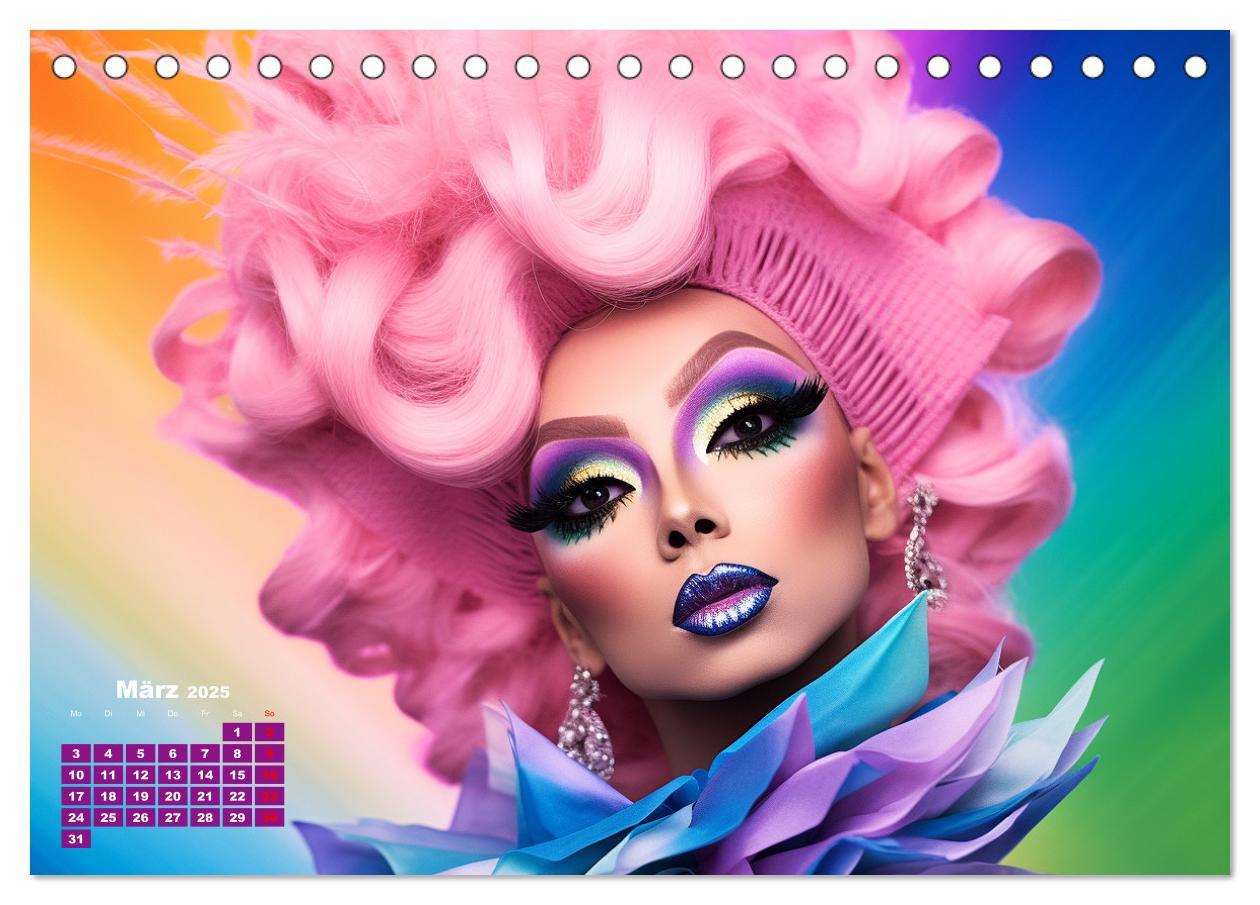 Bild: 9783383895258 | Drag Queens. Glamouröse und wunderschöne Drag-Kunst (Tischkalender...