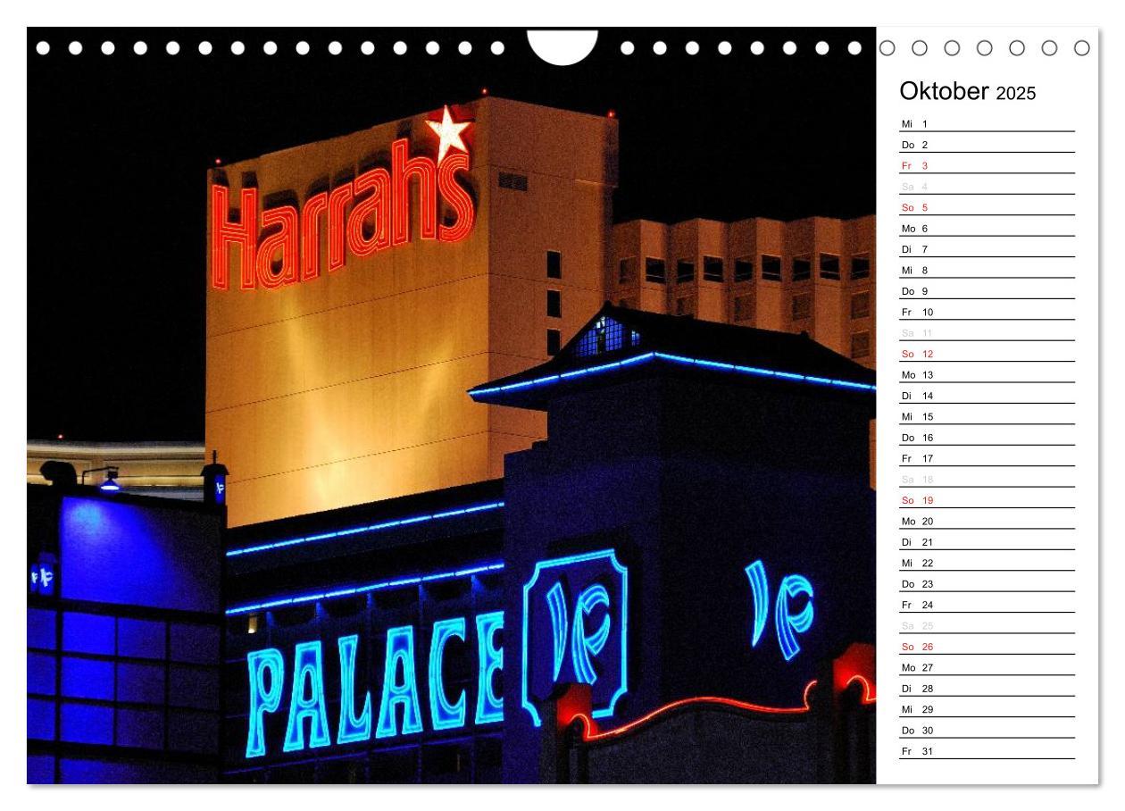 Bild: 9783435472031 | LAS VEGAS - by night (Wandkalender 2025 DIN A4 quer), CALVENDO...