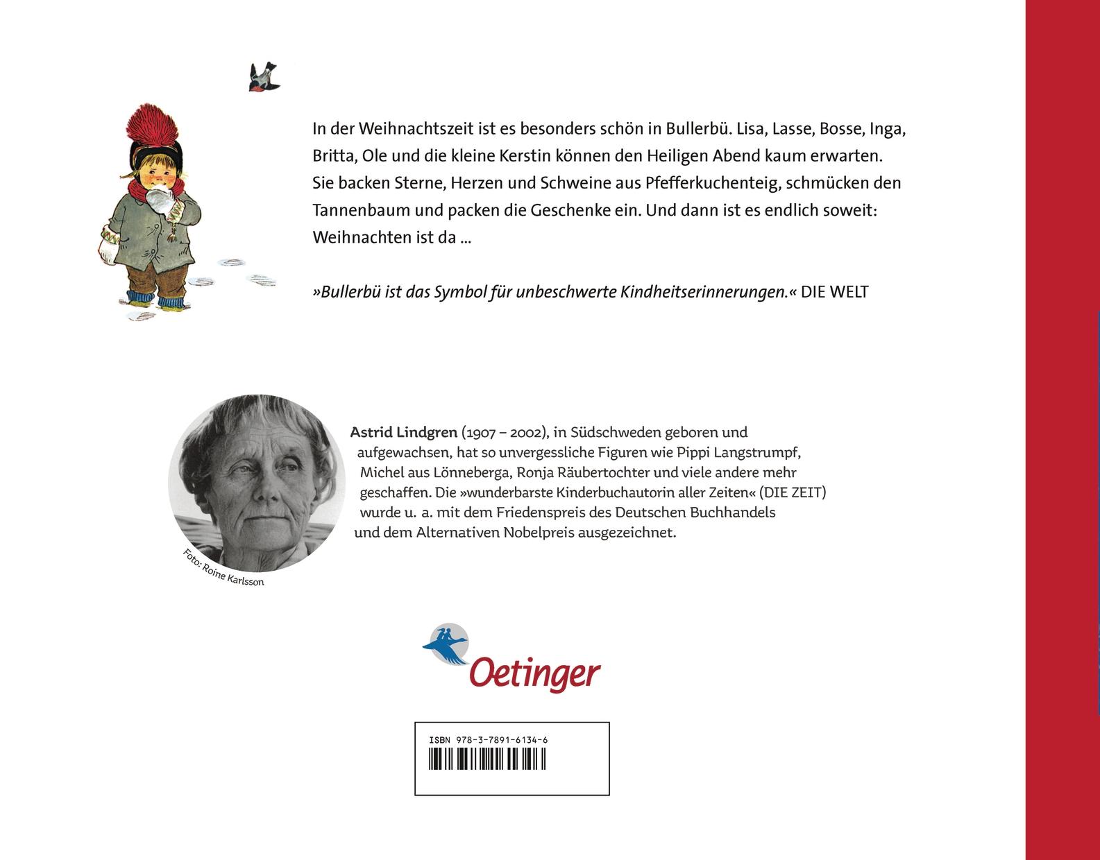 Rückseite: 9783789161346 | Weihnachten in Bullerbü | Astrid Lindgren | Buch | 32 S. | Deutsch