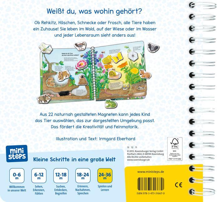 Bild: 9783473316670 | ministeps: Wer wohnt wo? | Irmgard Eberhard | Taschenbuch | 10 S.