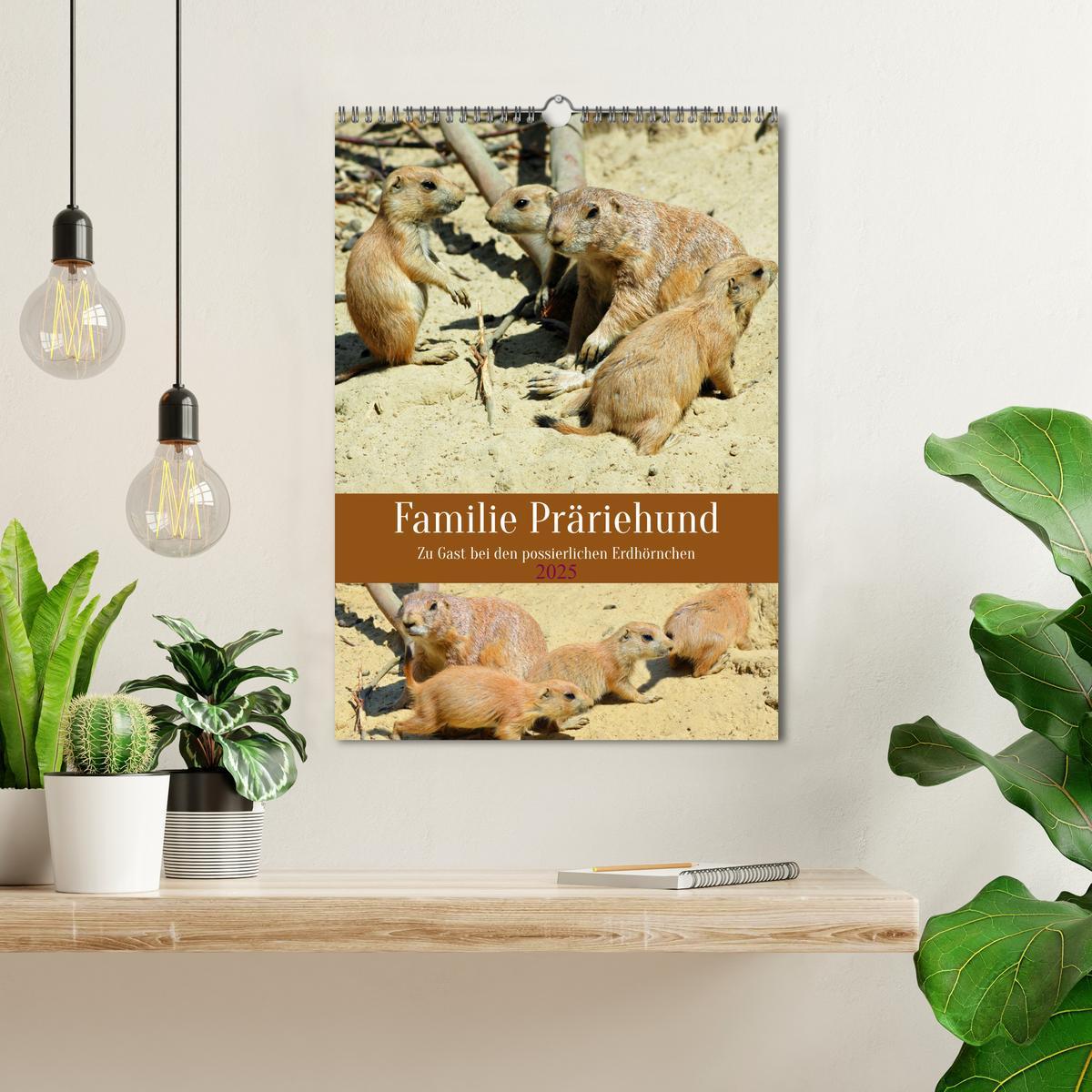 Bild: 9783435897728 | Familie Präriehund (Wandkalender 2025 DIN A3 hoch), CALVENDO...